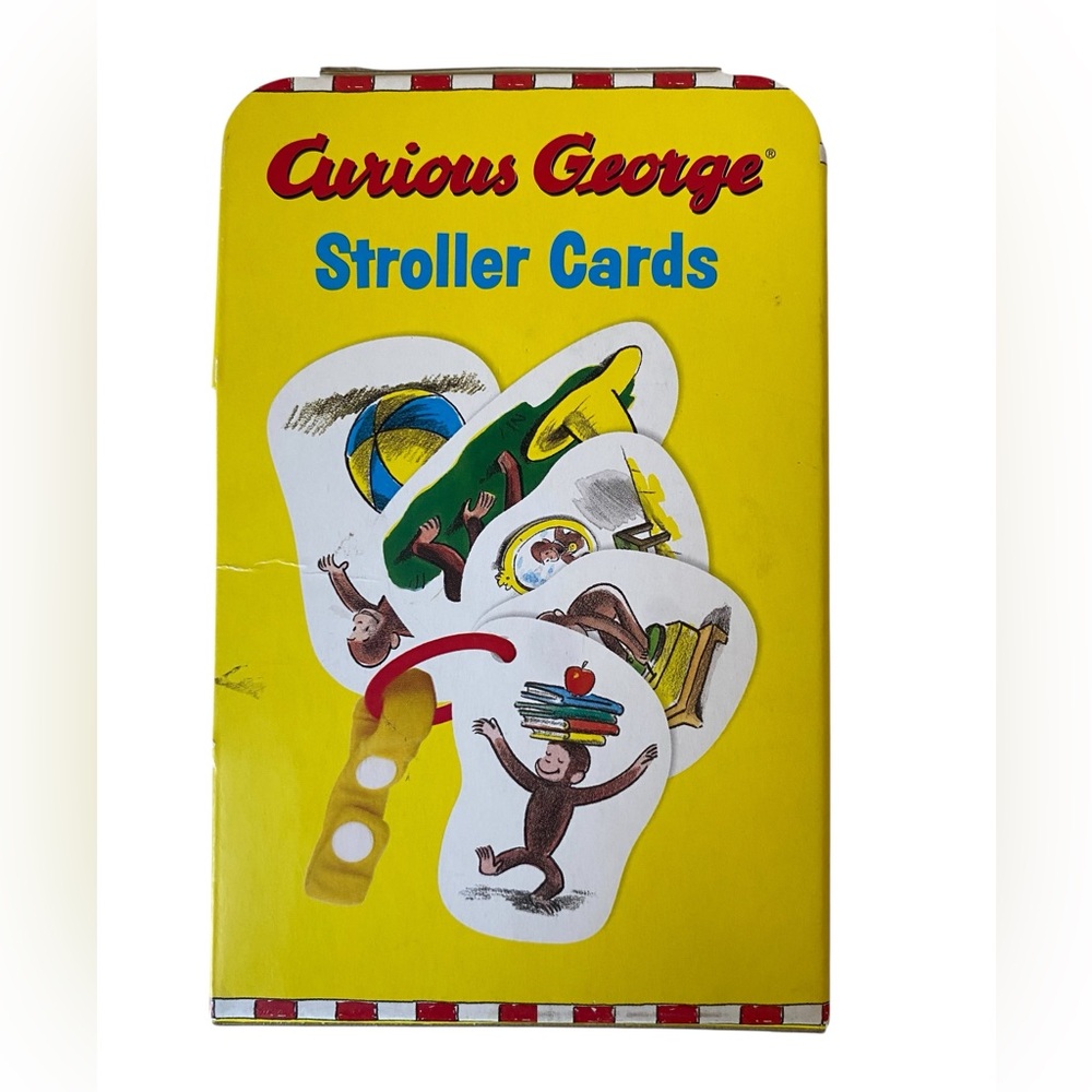 Curious George Stroller Cards New